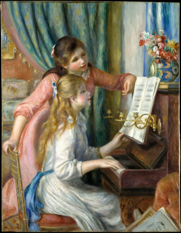 Dos chicas al piano 1892 – Pierre-Auguste Renoir Pierre-Auguste Renoir mx.artemisreproduction.com