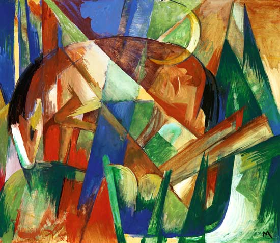 Bête fabuleuse II (caballo) – Franz Marc Franz Marc mx.artemisreproduction.com