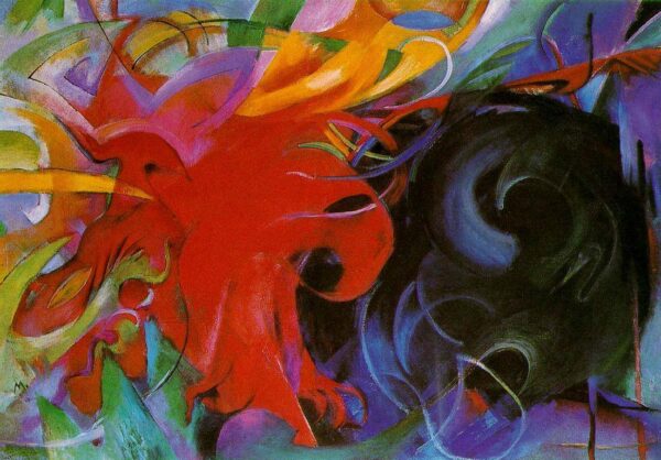 Formas combatientes – Franz Marc Franz Marc mx.artemisreproduction.com