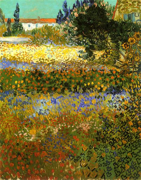 Jardín de flores – Van Gogh Vincent Van Gogh mx.artemisreproduction.com