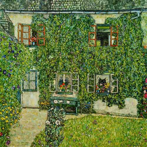 Casa forestal en Weissenbach sobre el Attersee – Gustav Klimt Gustav Klimt mx.artemisreproduction.com