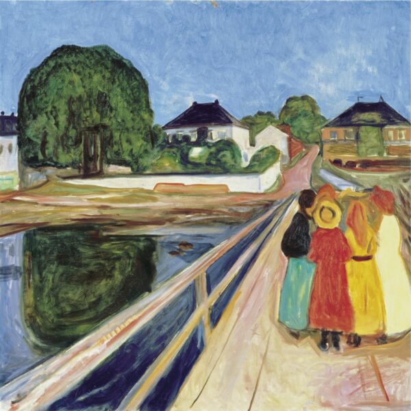 Chicas en el puente – Edvard Munch Edvard Munch mx.artemisreproduction.com