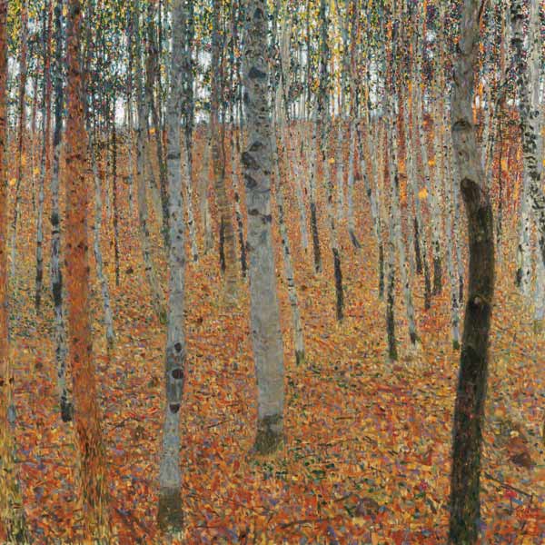 Bosque de abedules – Gustav Klimt Cuadros Populares mx.artemisreproduction.com