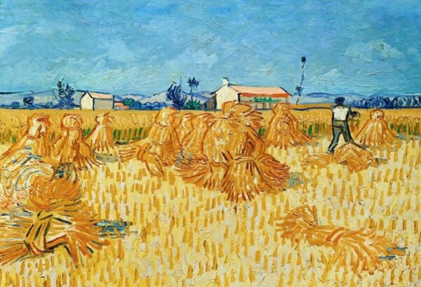 Cosecha en Provenza – Van Gogh Vincent Van Gogh mx.artemisreproduction.com