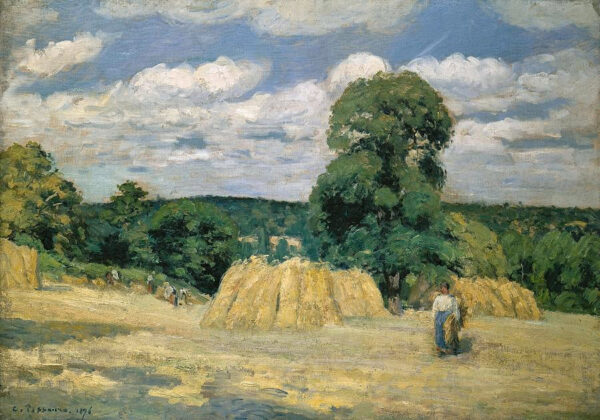 Cosecha en Montfoucault – Camille Pissarro Camille Pissarro mx.artemisreproduction.com