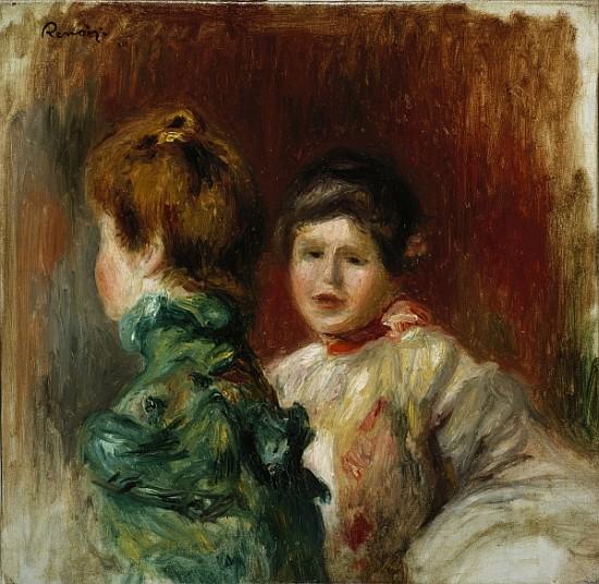 Cabezas de dos mujeres, c.1895 – Pierre-Auguste Renoir Pierre-Auguste Renoir mx.artemisreproduction.com