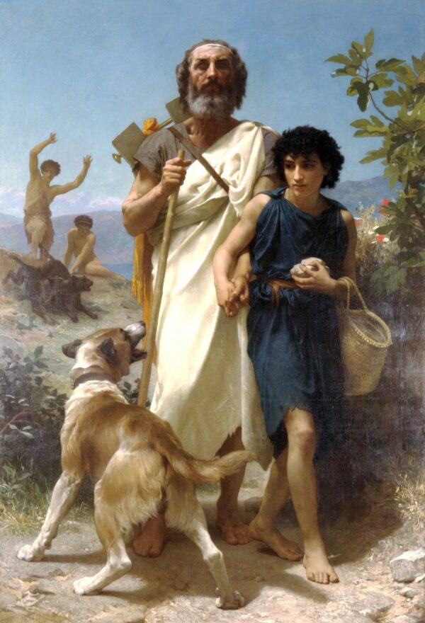 Homero y su guía – William Bouguereau William Bouguereau mx.artemisreproduction.com