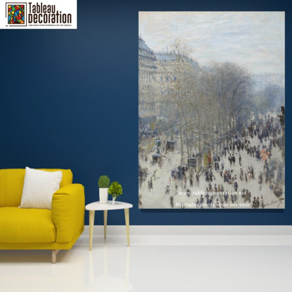 Boulevard de los Capuchinos – Cuadro de Monet Claude Monet mx.artemisreproduction.com 2