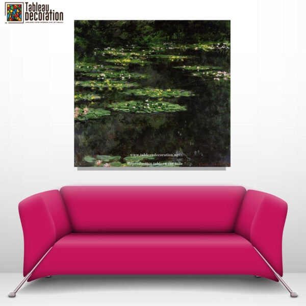 Ninfeas negros – Cuadro de Monet Claude Monet mx.artemisreproduction.com 6