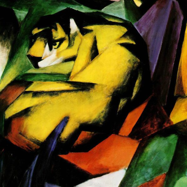 El tigre amarillo – Franz Marc Cuadros Populares mx.artemisreproduction.com