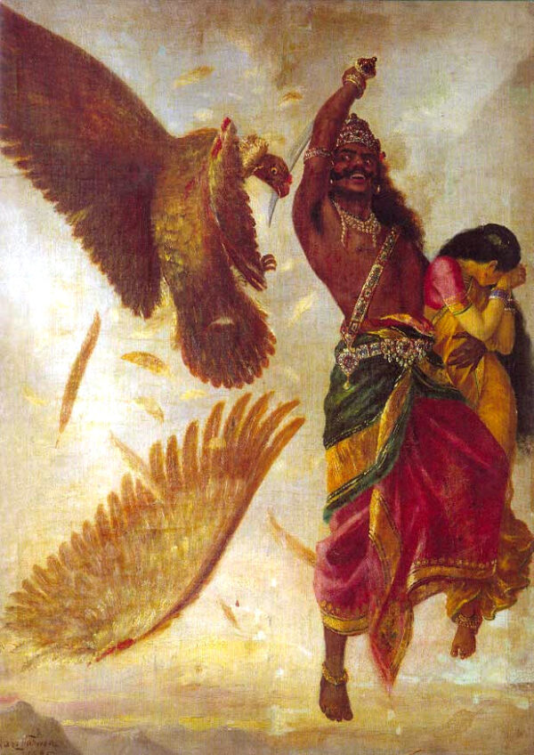 Jatayu Vadham – Ravi Varmâ se traduce al español mexicano como “La Muerte de Jatayu – Ravi Varmâ mx.artemisreproduction.com