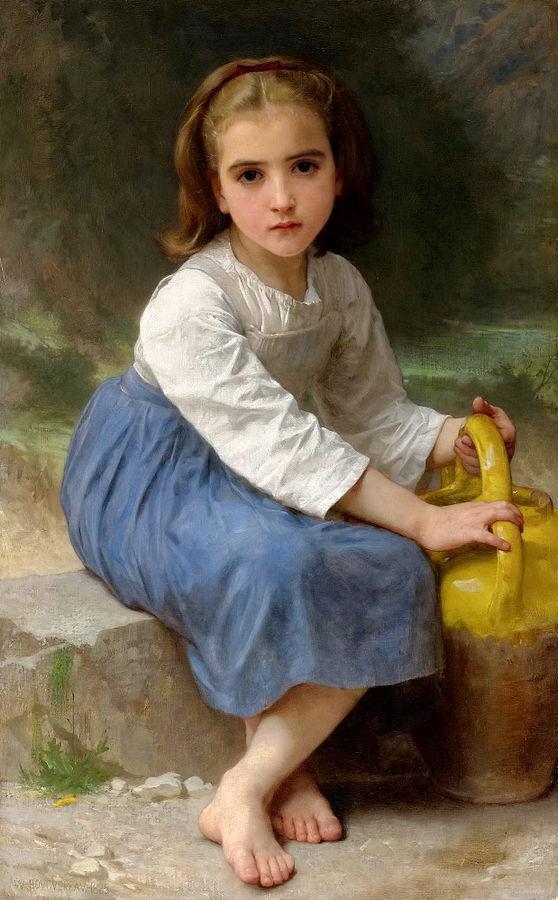 Joven niña con una jarra – William Bouguereau William Bouguereau mx.artemisreproduction.com