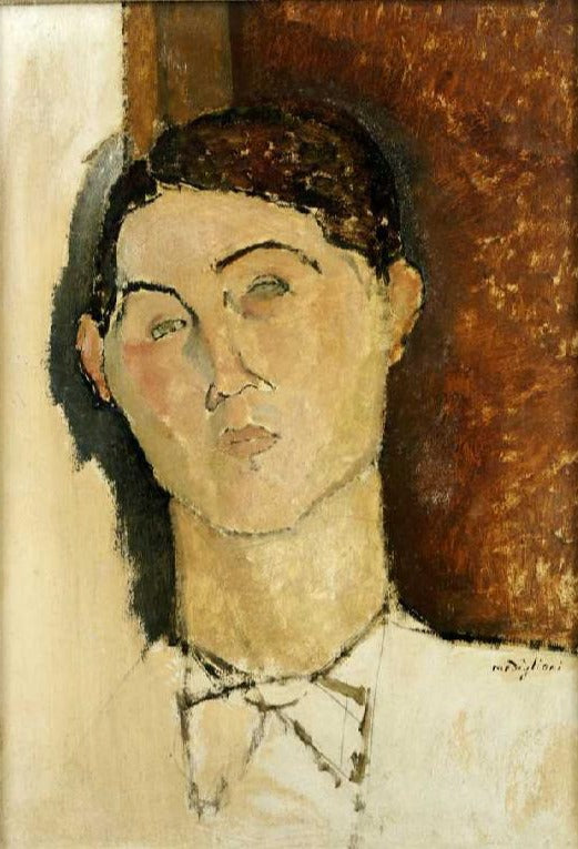 Cabeza de un joven – Amadeo Modigliani mx.artemisreproduction.com