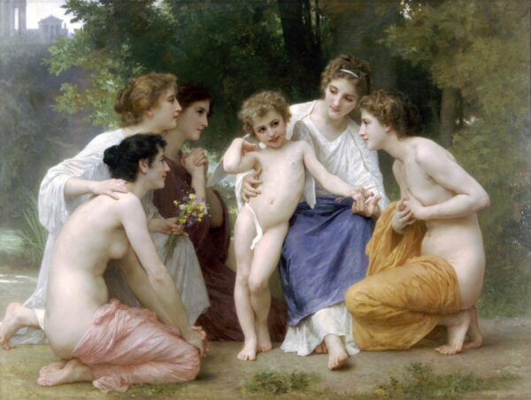 La admiración – William Bouguereau William Bouguereau mx.artemisreproduction.com