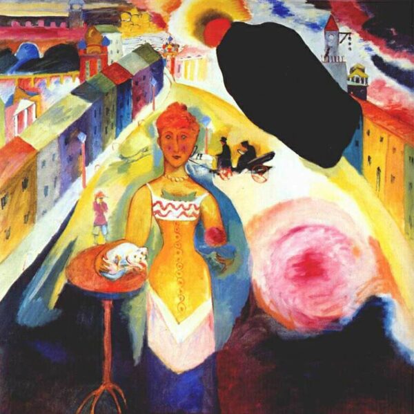 Dame en Moscú – Vassily Kandinsky Vasili Kandinski mx.artemisreproduction.com