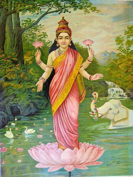 Lakshmi, la diosa de la riqueza – Ravi Varmâ mx.artemisreproduction.com