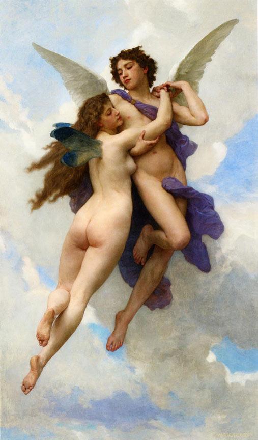 Amor y Psique – William Bouguereau Cuadros Populares mx.artemisreproduction.com