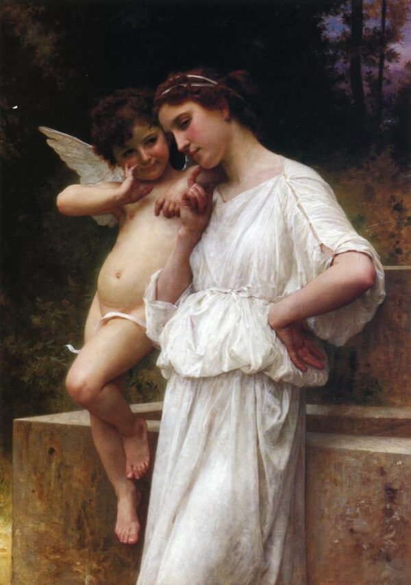 Secretos de amor – William Bouguereau William Bouguereau mx.artemisreproduction.com