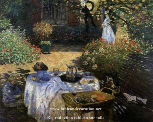 El almuerzo de Claude Monet Claude Monet mx.artemisreproduction.com