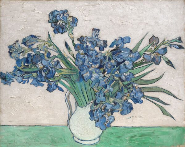 Jarrón de iris – Van Gogh Vincent Van Gogh mx.artemisreproduction.com