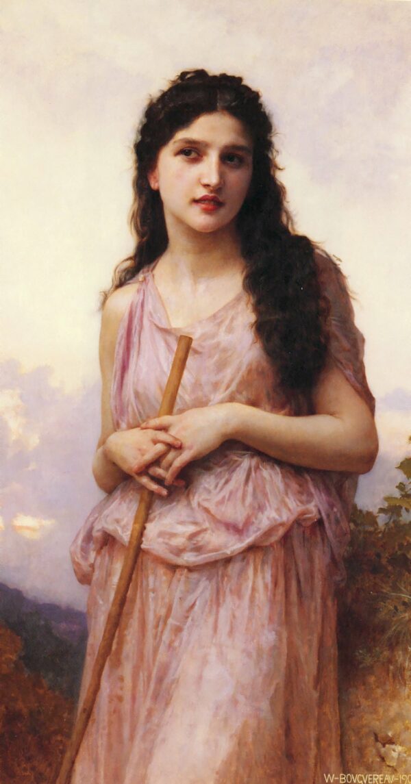 Meditación – William Bouguereau William Bouguereau mx.artemisreproduction.com