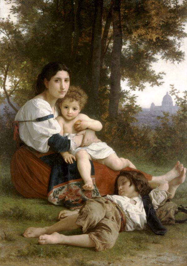 Madre e hijos – William Bouguereau William Bouguereau mx.artemisreproduction.com