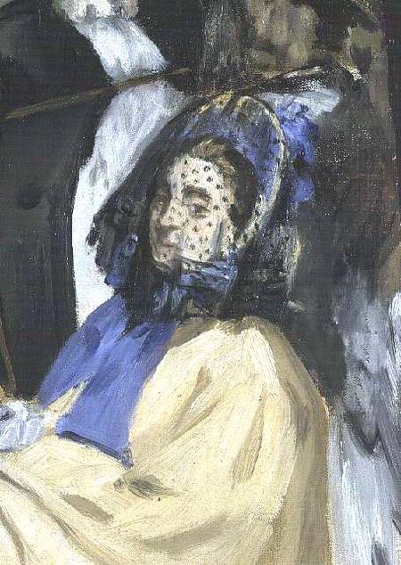 Detalle de una mujer velada – Edouard Manet Édouard Manet mx.artemisreproduction.com