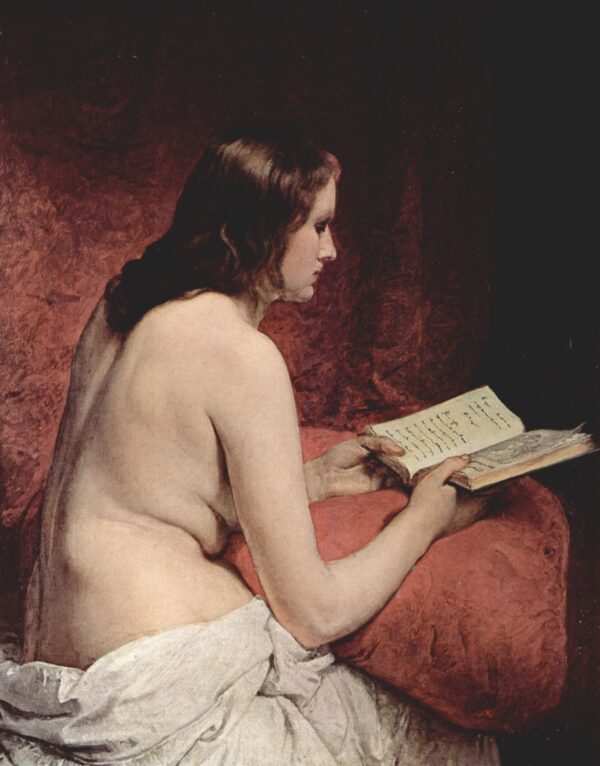 Odalisca con libro – Francesco Hayez Francesco Hayez mx.artemisreproduction.com