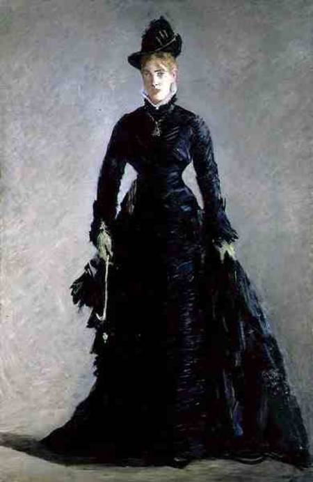 Una dama parisiense – Edouard Manet Édouard Manet mx.artemisreproduction.com