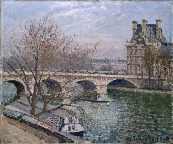 El Puente Real y el Pabellón de Flora – Camille Pissarro Camille Pissarro mx.artemisreproduction.com