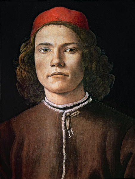 Retrato de joven – Sandro Botticelli Sandro Botticelli mx.artemisreproduction.com