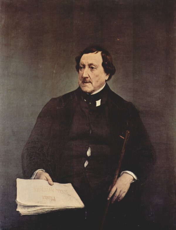 Retrato de Gioacchino Rossini – Francesco Hayez Francesco Hayez mx.artemisreproduction.com