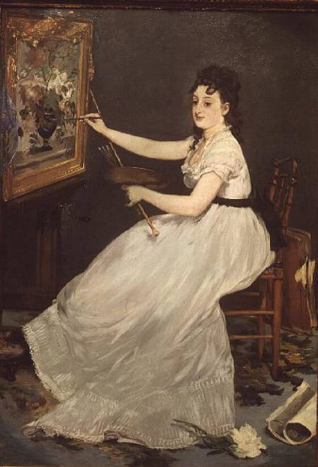 Retrato de Eva Gonzalès – Edouard Manet Édouard Manet mx.artemisreproduction.com