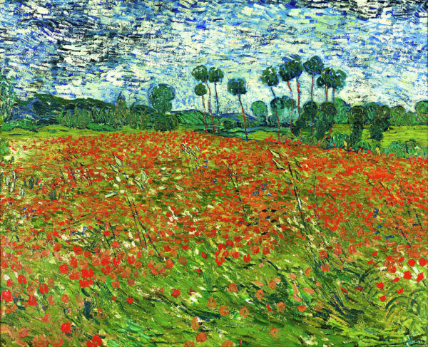 Campo de amapolas, Auvers-sur-Oise – Van Gogh Vincent Van Gogh mx.artemisreproduction.com