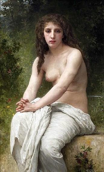 Reflexión, 1898 – William Bouguereau William Bouguereau mx.artemisreproduction.com