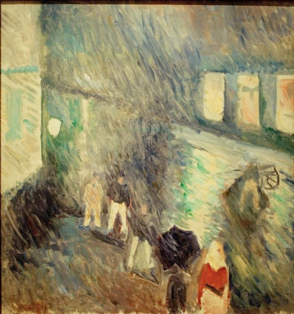 Tiempo lluvioso cerca de Kristiania – Edvard Munch Edvard Munch mx.artemisreproduction.com