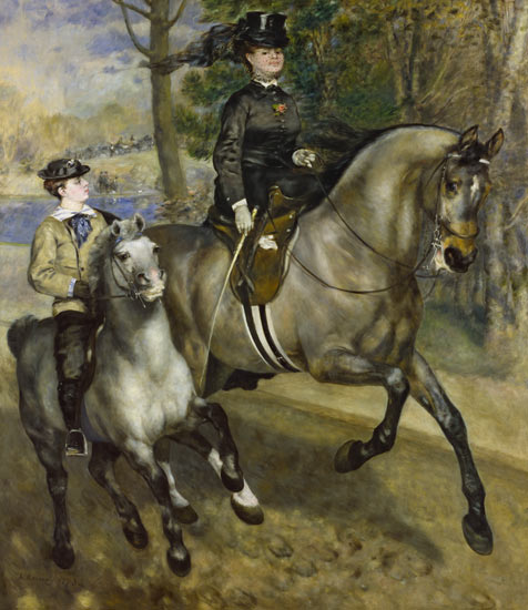 Cavalieros en el bosque – Pierre-Auguste Renoir Pierre-Auguste Renoir mx.artemisreproduction.com