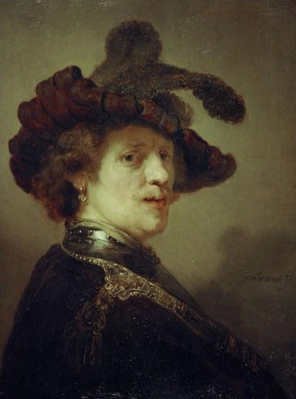 Autorretrato con sombrero de plumas – Rembrandt van Rijn Rembrandt van Rijn mx.artemisreproduction.com