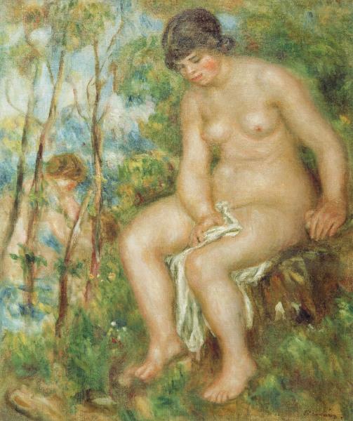 El bañista c.1915 – Pierre-Auguste Renoir Pierre-Auguste Renoir mx.artemisreproduction.com