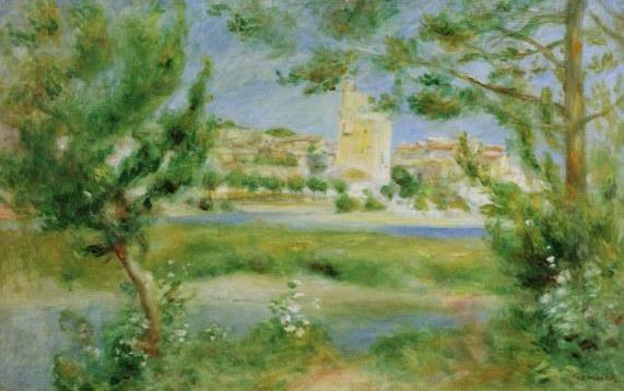 Villeneuve-les-Avignon 1901 – Pierre-Auguste Renoir Pierre-Auguste Renoir mx.artemisreproduction.com