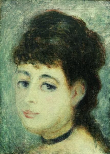 Retrato de una joven c. 1875 – Pierre-Auguste Renoir Pierre-Auguste Renoir mx.artemisreproduction.com