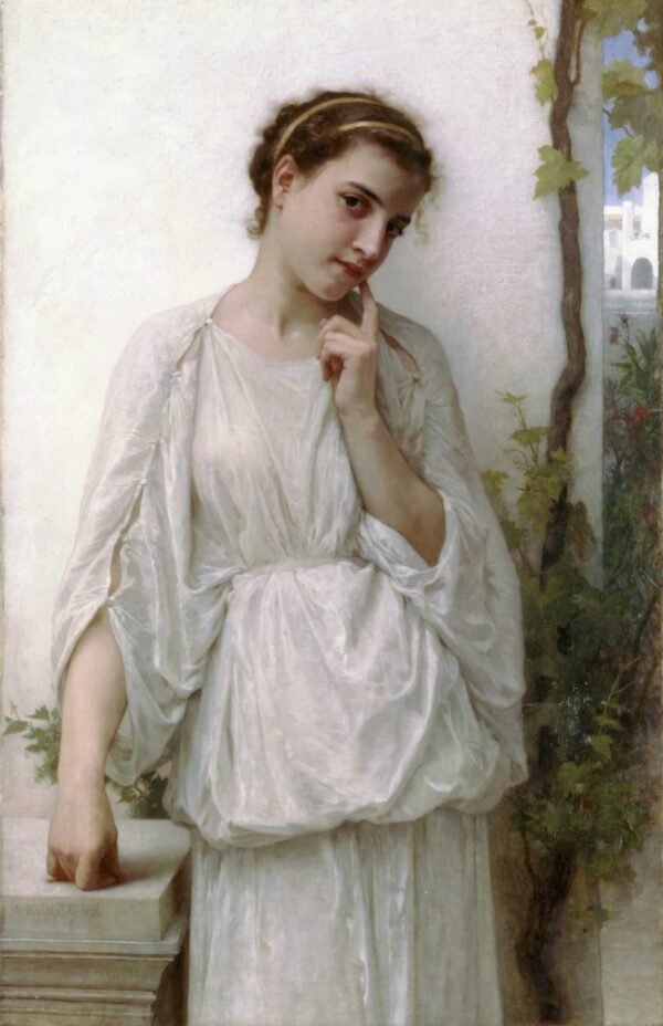 Rêverie – William Bouguereau se traduce al español mexicano como “Ensoñación – William Bouguereau William Bouguereau mx.artemisreproduction.com