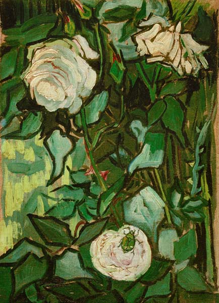 Rosas y escarabajo – Van Gogh Vincent Van Gogh mx.artemisreproduction.com