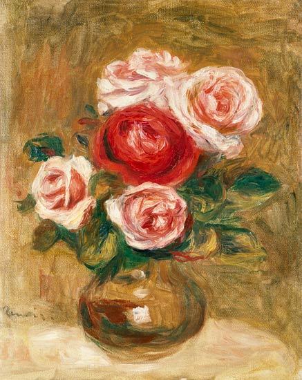 Rosas en una maceta – Pierre-Auguste Renoir Pierre-Auguste Renoir mx.artemisreproduction.com