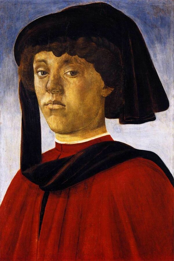 Retrato de un joven de – Sandro Botticelli Sandro Botticelli mx.artemisreproduction.com