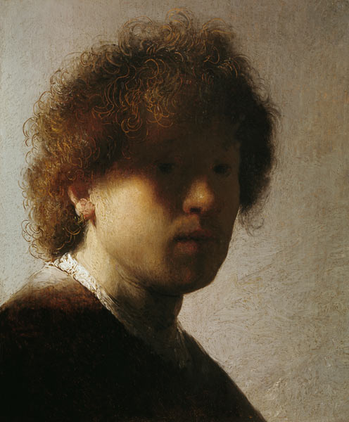 Autorretrato de un joven – Rembrandt van Rijn Rembrandt van Rijn mx.artemisreproduction.com