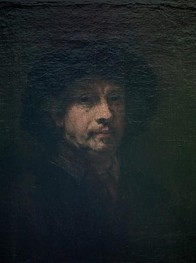 Autorretrato, hacia 1655 – Rembrandt van Rijn Rembrandt van Rijn mx.artemisreproduction.com