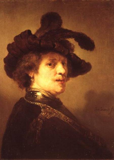 Autorretrato disfrazado – Rembrandt van Rijn Rembrandt van Rijn mx.artemisreproduction.com