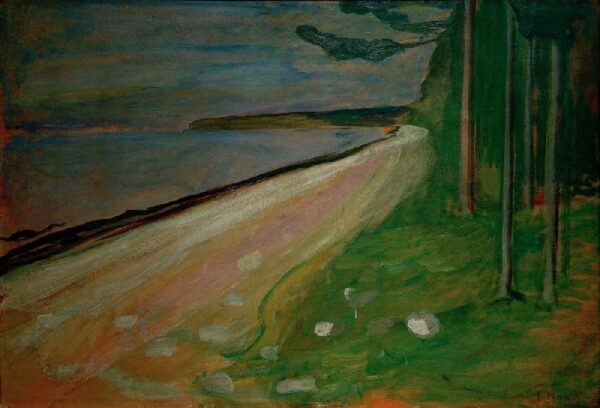 Playa cerca de Asgardstrand – Edvard Munch Edvard Munch mx.artemisreproduction.com