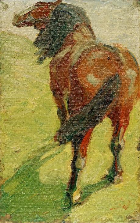 Estudio de un caballo – Franz Marc Franz Marc mx.artemisreproduction.com